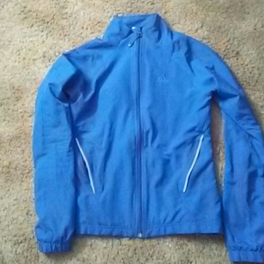 Ladies adidds xs  blue jacket